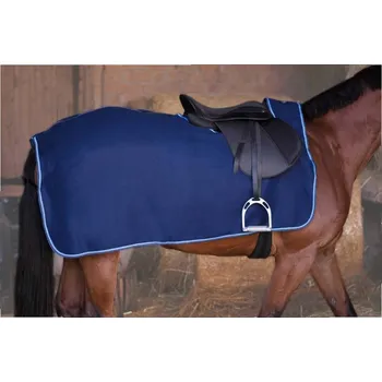 Vybavení pro koně Bederní deka RIDING WORLD Polar fleecová modrá 150cm