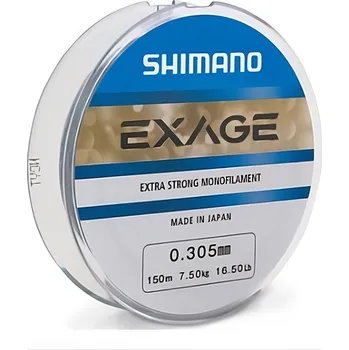 Shimano Vlasec Line Exage Steel Grey 300m Nosnost: 5,5kg, Průměr: 0,255mm