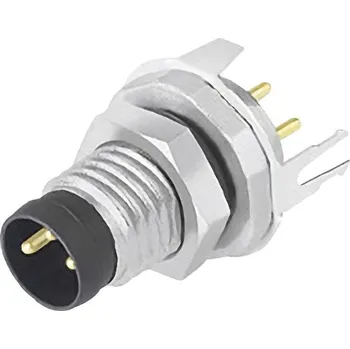 binder vestavný zástrčkový konektor pro senzory - aktory, 09 3423 81 06, piny: 6, 1 ks