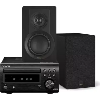 Hi-Fi systém Stereo set: Denon RCD-M41 DAB+ + Dali Kupid, DENON Černá