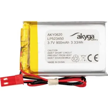 Akyga LP523450 Akupack x Speciální akumulátor Li-Pol 3.7 V 900 mAh