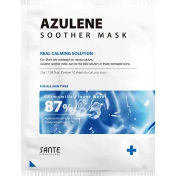 Pleťová maska Korejská kosmetika Dr.SANTE Dermatology Azulene Soother Mask 33g