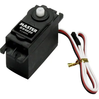 RC vybavení Master Modellbau standardní servo DS4020 digitální servo Materiál převodovky: plast Zásuvný systém: uni (Graupner/JR/Futaba)