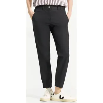 Dámské kalhoty Černé kalhoty Cecil, M (Dámské plátěné kalhoty značky Cecil)