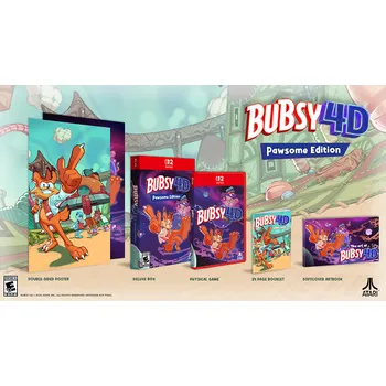 Hra pro Nintendo Switch Bubsy 4D Pawsome Edition (Switch2)