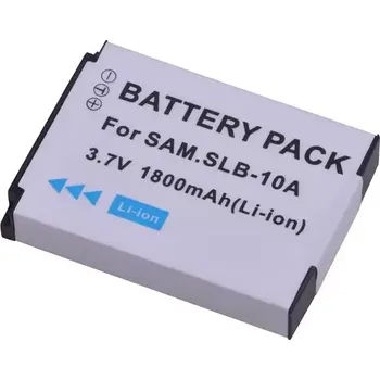 TopTechnology Baterie Samsung SLB-10A, SLB-11A 1800mAh Li-Ion 3,7V - akumulátor pro digitální fotoaparáty, nahrazuje originál