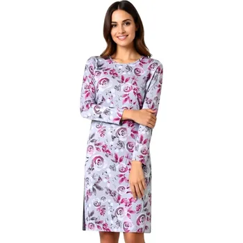 Dámská noční košile Dámská Noční Košile FOLTÝN DKHL 338 Velikost: 2XL, Materiál: Dlouhý rukáv