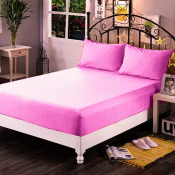 Prostěradlo Aaryans Bavlněné napínající prostěradlo světle růžové Rozměry prostěradla: 90x200 cm