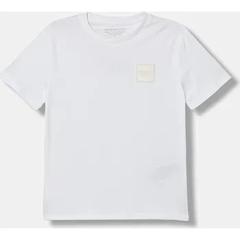 Pánské tričko Bavlněné lounge tričko Guess L6RI26.K8HM4.PPY2 bílá 00X, vel. 136-146