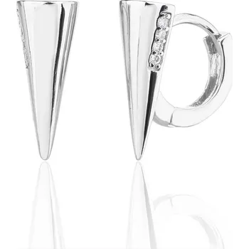 Náušnice Bealio BEALIO 14112 Stříbrné náušnice HROT 03-14112-4059