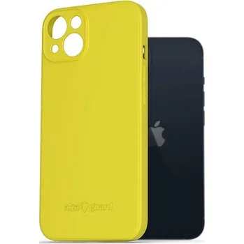 Pouzdro na mobilní telefon AlzaGuard Matte TPU Case pro iPhone 13 žlutý