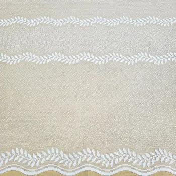 TYLEX Žakárová záclona INGRID bílá 180 cm