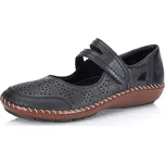 Dámská Dámské baleríny RIEKER 44875-00 černá S6 44875-00 BLACK F/S6 41