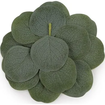 umělá květina Umělý list eukalyptus, tmavě zelená