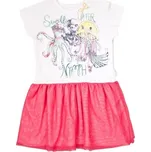 Nicol Dětské šaty , Mořská víla - červeno/bílé, vel. 110