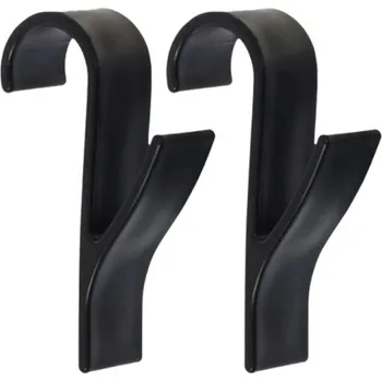 Věšák Sada 2 háčků na koupelnový radiátor SEZA, černé