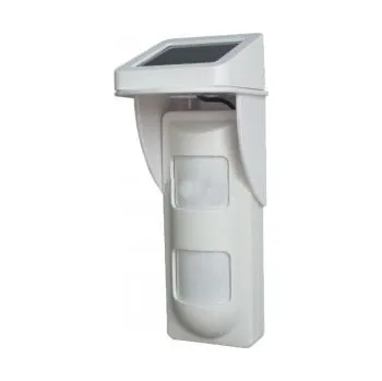 Pohybové čidlo Venkovní dual PIR čidlo DELTA, Solární napájení, IP65, 433MHz, 12m (SPR01)