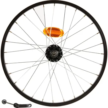 Jízdní kolo BTWIN Přední dětské kolo 20" černé s kotoučovou brzdou ČERNÁ