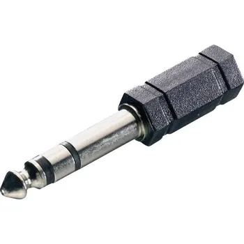Redukce SpeaKa Professional SP-7870252 jack audio adaptér [1x jack zástrčka 6,3 mm - 1x jack zásuvka 3,5 mm] černá