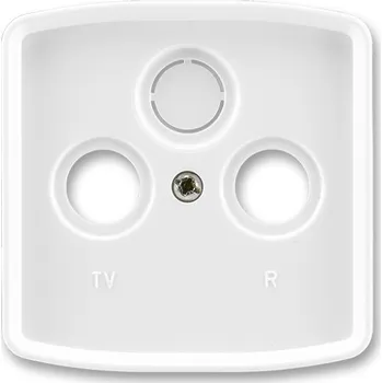 Kryt zásuvky TV s vylamovacím otvorem TANGO bílá