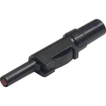 Krokosvorka Hirschmann Test a Measurement SLS 20 B laboratorní zástrčka zástrčka, rovná Ø pin: 4 mm černá 1 ks