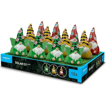 Dekorativní svítidlo svít.solar.ML-DS016 LED trpaslík bar.mix 13cm aku