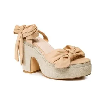 Dámské sandále Sandály DeeZee HGT22059&nbsp; Béžová 38