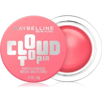 Přípravek na tvář MAYBELLINE NEW YORK CloudTopia matná krémová tvářenka na rty a tváře odstín 07 Moonlit Rose 5 g
