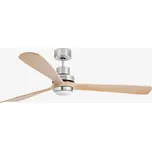 LANTAU XL LED, nikl/borovice, stropní ventilátor s DC motorem - FARO
