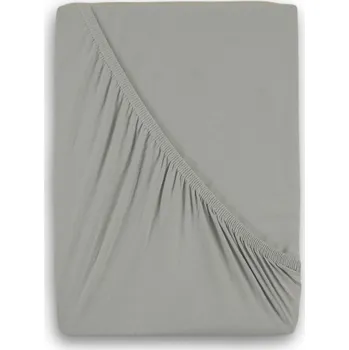 Prostěradlo Kvalitex Jersey prostěradlo s lycrou světle šedé 120x200cm