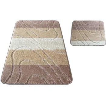 Koupelnová předložka Sada koupelnových koberečků Montana 05 - béžová