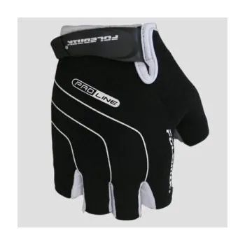 Cyklistické rukavice Cyklorukavice Polednik LINES LADY SH black/white - Černá, XS