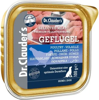 Krmivo pro psa Dr.Clauder Dr.Clauder´s 100g paštika Geflügel (drůbeží) dog AKCE