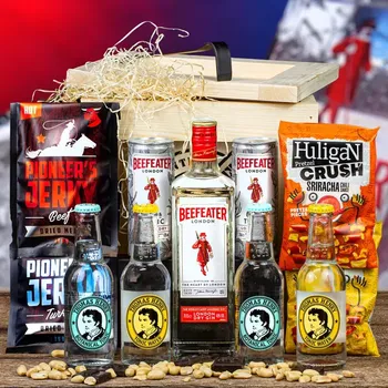 Dárkový potravinový koš bedna s páčidlem Standardní víko