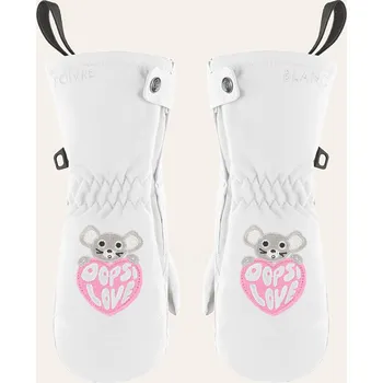POIVRE BLANC W24-1073-BBGL SKI MITTENS WHITE Velikost rukavic: 2 roky / 92 cm