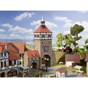 Modelová železnice Faller 130406 H0 Stadtor s Tordom