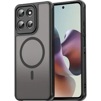 Pouzdro na mobilní telefon Techsuit - HaloFrost II MagSafe - Motorola Moto G56 - černá