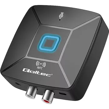 Bluetooth adaptér Bezdrátový audio vysílač a přijímač Bluetooth 6.0 s NFC, RCA a 3,5 mm jackem, s mikrofonem