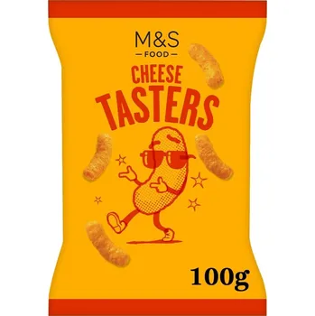 Slaná pochutina Marks & Spencer Kukuřičné křupky s příchutí sýru