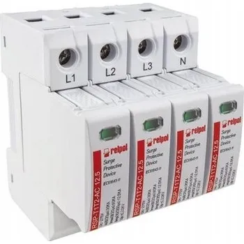 Přepěťová ochrana Přepěťová ochrana Typ 1+2 12,5kA 4P 275V AC RSP-T1T2-AC 12.5/4P 2617122