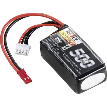 RC vybavení Reely RE-7851450 akupack Li-Pol (modelářství), 11.1 V, 500 mAh, články 3, 25 C, Softcase, BEC