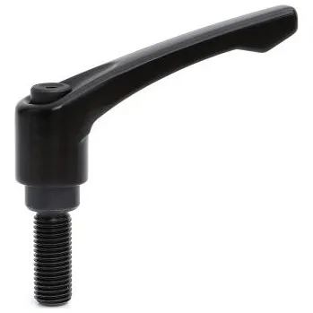 Nábytkové kování Madlo skříňky barva Černá, Odlévaný zinek, Lesklý, délka: 78mm x 57 mm RS PRO