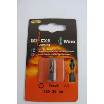 Bit WERA BIT KONCOVKA TX25 25mm 073925 IMPAKTOR 867/1