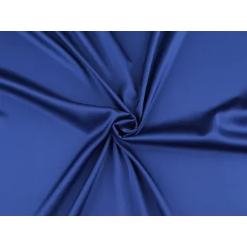 Satén Armano elastický / imitace hedvábí METRÁŽ - 10 (91) modrá