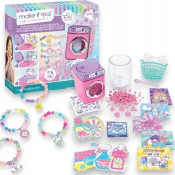 kreativní sada MAKE IT REAL Kreativní sada na výrobu náramků Purrrfect Wash Bead