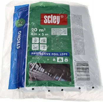 Krycí plachta FÓLIE MALÍŘSKÁ OCHRANNÁ SILNÁ PEVNÁ PLACHTA STAVEBNÍ PRO RENOVACE 4X5 M