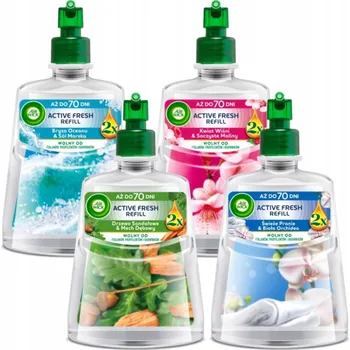 AIR WICK ACTIVE FRESH MIX SADA NÁPLNÍ DO OSVĚŽOVAČE VZDUCHU 4X 228 ML