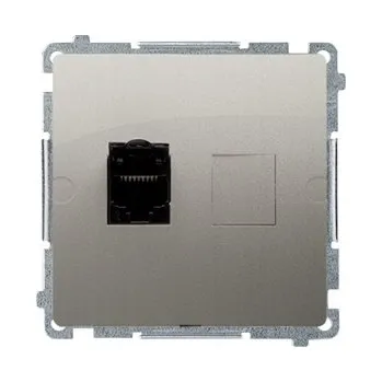 Elektrická zásuvka POČÍTAČOVÁ ZÁSUVKA 1x RJ45 SIMON BASIC SATÉN