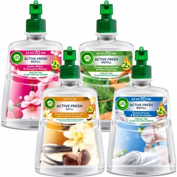AIR WICK ACTIVE FRESH MIX SADA NÁPLNÍ DO OSVĚŽOVAČE VZDUCHU 4X 228 ML
