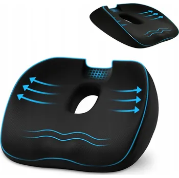 Polštář Ortopedický Polštář Profilovaný Paměťový na Sezení do Křesla Židle Velký